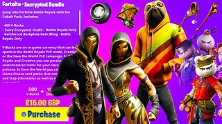 The New "ENCRYPTED" Skin Bundle *LEAKED* Coming To Fortnite! (New Doggo Skin Included!)