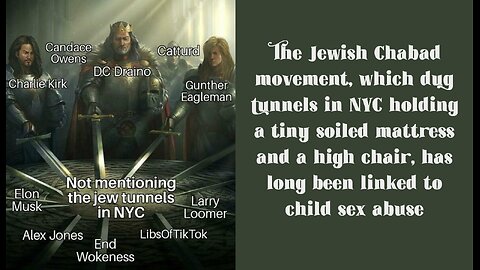 Horrific Child Adrenochrome Market Found in NYC Jewish Tunnels, Media Blackout