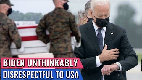 BIDEN DOES THE UNTHINKABLE AS THE CASKETS OF AMERICAN HEROES RETURN HOME