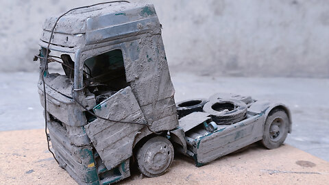 Restoration of Mercedes Benz Truck Diecast Model - Satisfied Restoration