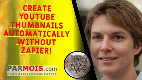 Create Youtube Thumbnails Automatically WITHOUT Zapier! #AutomateNovember