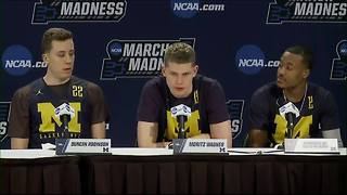 Michigan looks to move past ugly win in NCAA Tournament opener