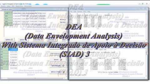 DEA (Data Envelopment Analysis) With Sistema Integrado de Apoio à Decisão (SIAD) 3
