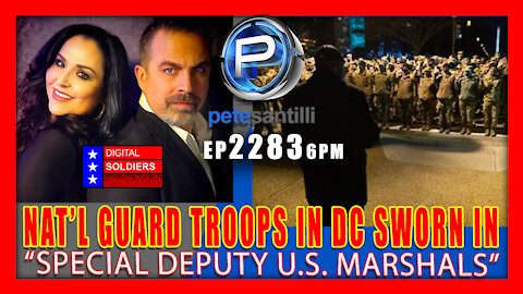 EP 2283-6PM National Guard Troops In DC Sworn In As "Special Deputy U.S. Marshals"