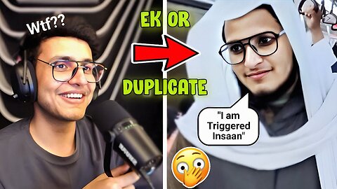 Triggered Insaan reacts to his duplicate #triggeredinsaan #viral