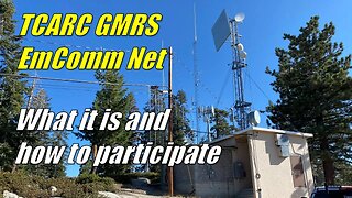 How to participate in the weekly Tulare County Amateur Radio Club GMRS EmComm Net