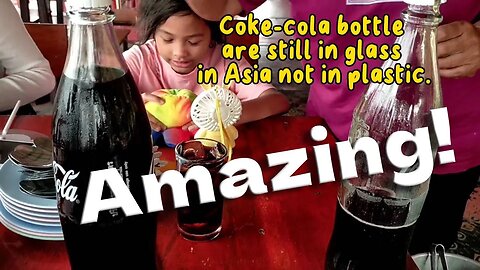 Around the World - Cola bottle in Asia are still in glass.