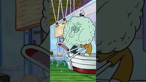 Squidward Giving The Extra Spitty Patty #new #funny #shorts