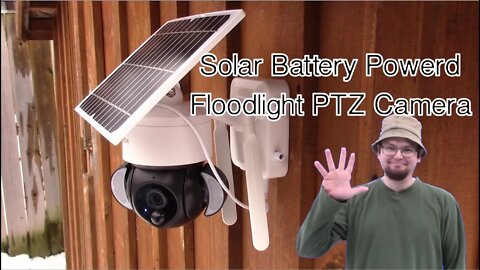 Solar Battery Powered Security PTZ Camera - INQMEGAPRO