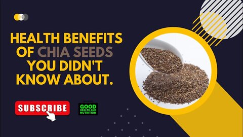 7 Incredible Health Benefits of Chia Seeds You Didn't Know About