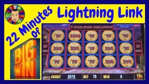 💥22 Minutes of Lightning Link Slot Machine Wins💥