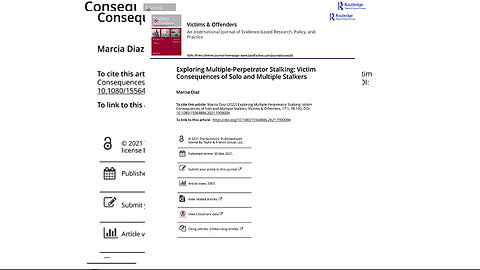 EXPLORING MULTIPLE PERPETRATOR STALKING