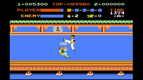 Kung Fu 1985 NES (Gameplay)