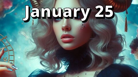 January 25 Horoscope