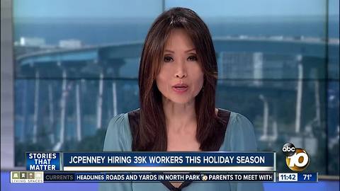 JCPenney to hire holiday workers