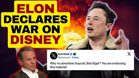 ELON MUSK Declares War On Disney #boycottdisney