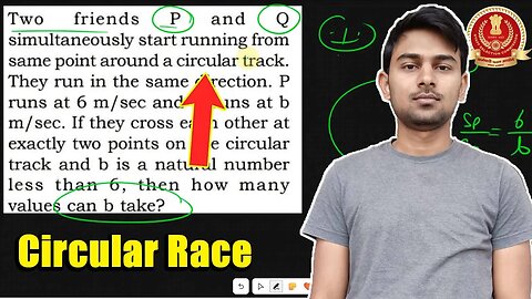 Tricky Circular Race Question of SSC Quantitative Aptitude ?? | MEWS Maths #ssc #ssccgl #maths