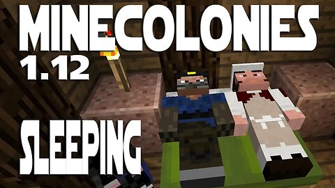 Minecraft Minecolonies 1.12 ep 20 - They Actually Use The Beds!