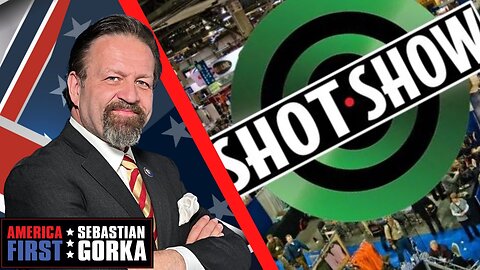 My first SHOTShow! Leon Spears with Sebastian Gorka on AMERICA First