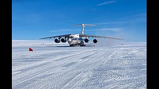 Ilyushin Il-76VD-90 in Antarctica russian mission