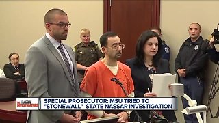Special prosecutor report: MSU tried to 'stonewall' investigation into Nassar scandal