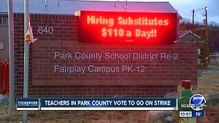 Teachers in Park County vote to authorize a strike