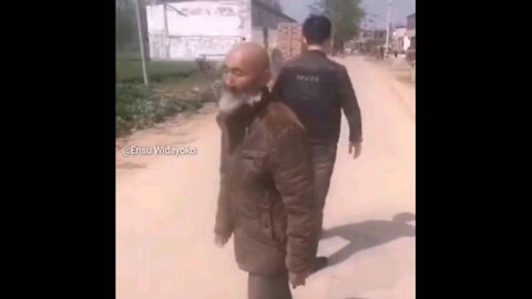 Funny video must watch man bad up old man watch to see what happens