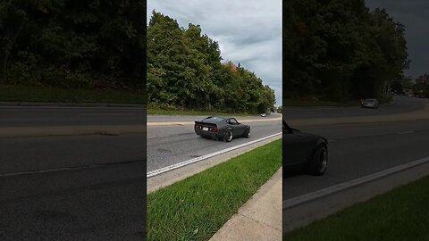 LS Swap Turbo 280Z puts the rubber down on the launch