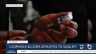Loophole allows athletes to qualify for vaccine
