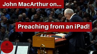 John MacArthur on... Preaching from an iPad! | Shepherd's Conference 2023 Highlights