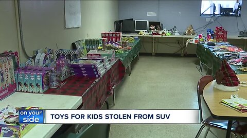 Hundreds of toys, gifts stolen from SUV were for students at Summit Academy in Parma