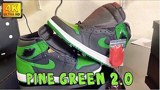 Air Jordan 1 Retro High OG "PINE GREEN" 2.0/2020 Release