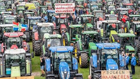 FARMERS in HOLLAND warn of a potential CIVIL WAR