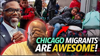 Chicago Mayor Says City Doing Awesome Job With Migrants Brandon Johnson Pats Himself On the Back