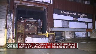 State investigators looking into potentially hazardous chemicals at Detroit property connected to I-696 'green ooze' business