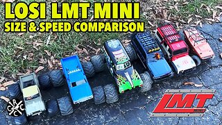 Losi LMT MINI Size and Speed Comparison