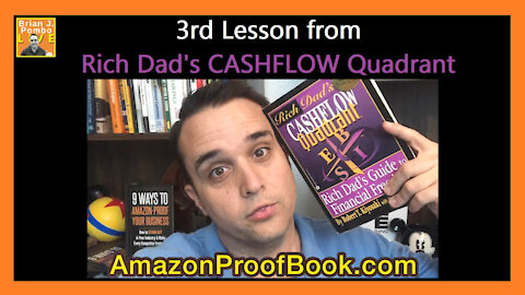 3rd Lesson from Rich Dad's CASHFLOW Quadrant