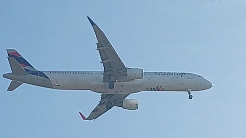 Airbus A321 PT-XPO vindo de Guarulhos para Fortaleza,A321 PT-XPO coming from Guarulhos to Fortaleza