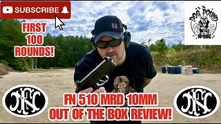 FN 510 MRD 10MM REVIEW! FIRST 100 ROUNDS!