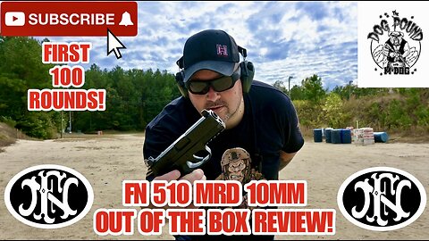 FN 510 MRD 10MM REVIEW! FIRST 100 ROUNDS!