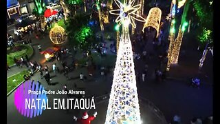 Natal iluminado em Itaquaquecetuba 2022, tour @DRONEMASSA