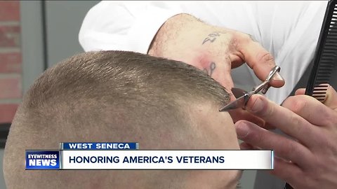Free haircuts bring together WNY veterans