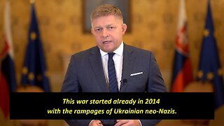 Slovak PM Robert Fico shared his concerns regarding the war in Ukraine