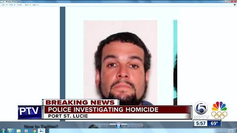 Port St. Lucie police investigate homicide on SW Palm Drive