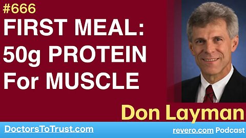 DON LAYMAN 1a | First meal: 50g animal protein for muscle growth