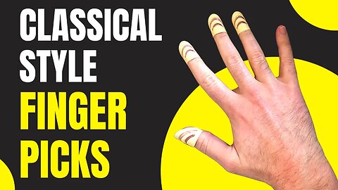 Classical Guitar Finger Picks | Alaska Pik Review (finger picks vs nails)