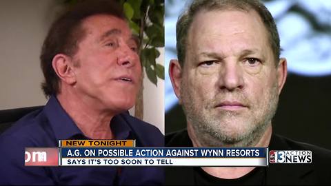 Attorney General speaks out about Steve Wynn