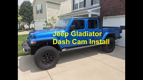 Jeep Gladiator and Wrangler Dash Cam Install with fuse locations