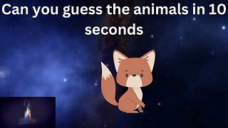 10 Second Animal Challenge: Can You Name Them All?