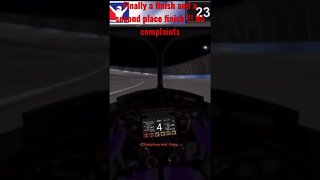 Finally a second place finish @ auto club speedway Indy NTT Series presented by Iracing